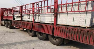 南阳 白麻荔枝面外墙干挂，工厂装车日常