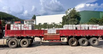 南阳 芝麻灰花岗岩地铺石出货日常