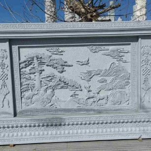 南阳 芝麻白大型照壁，屏风，影壁