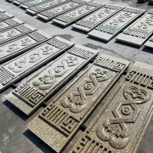 南阳 黄金麻花岗岩外墙雕刻板