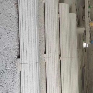 南阳 花岗岩厂家带你看白麻花岗岩门楼大柱柱皮