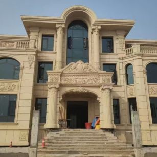 南阳 黄金麻花岗岩别墅外墙干挂