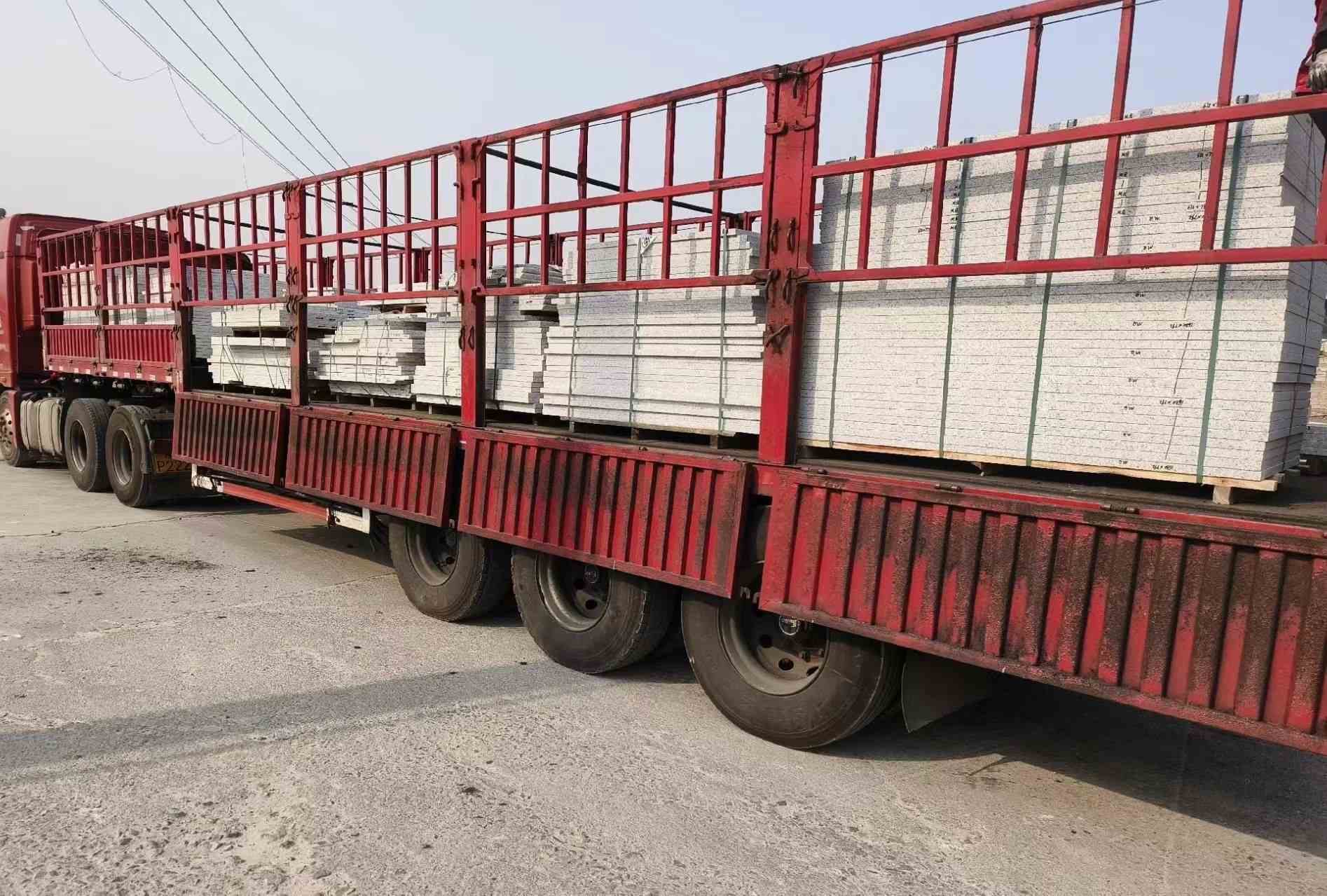 南阳 白麻荔枝面外墙干挂，工厂装车日常