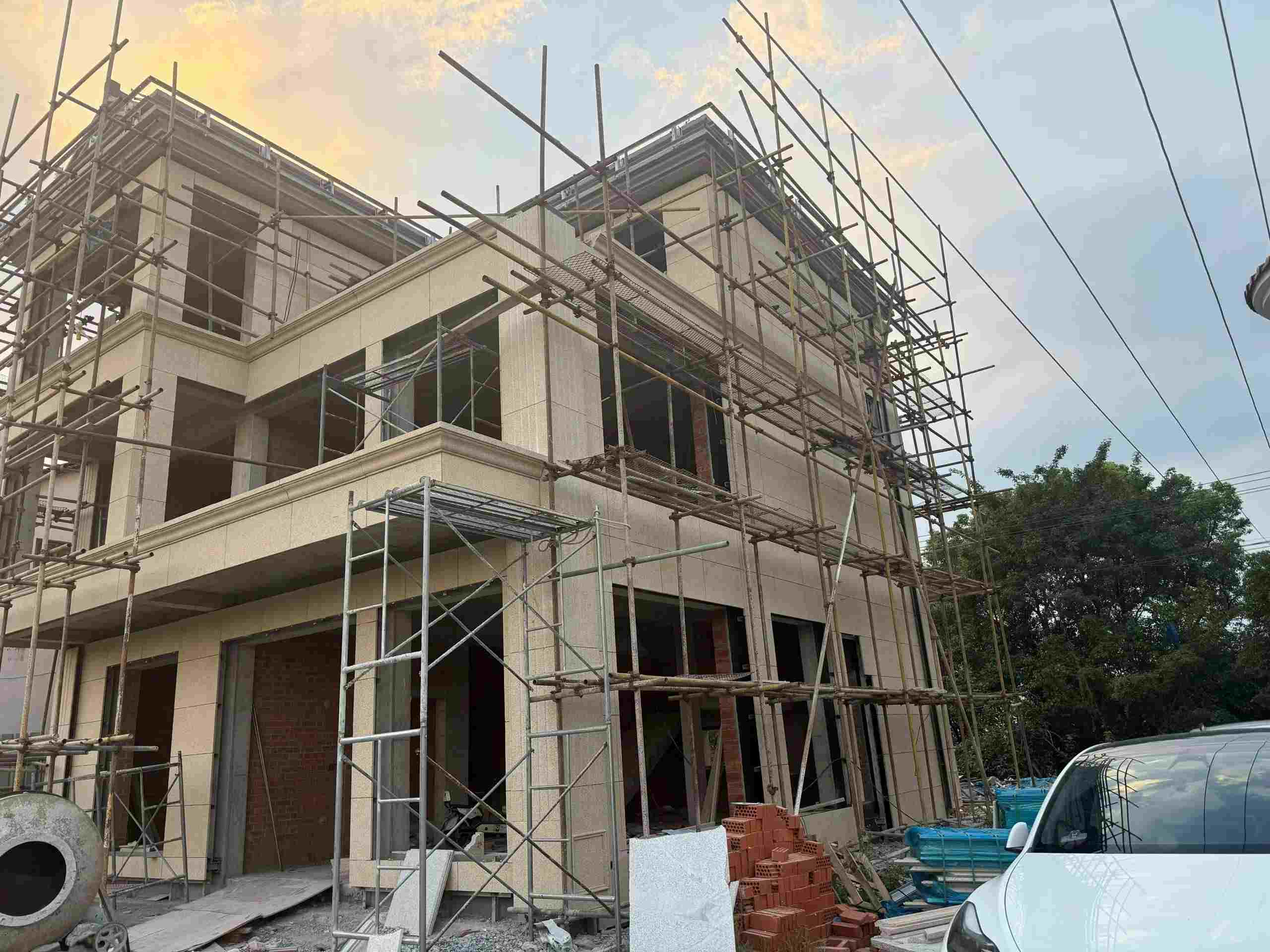 南阳 黄金麻荔枝面花岗岩外墙干挂