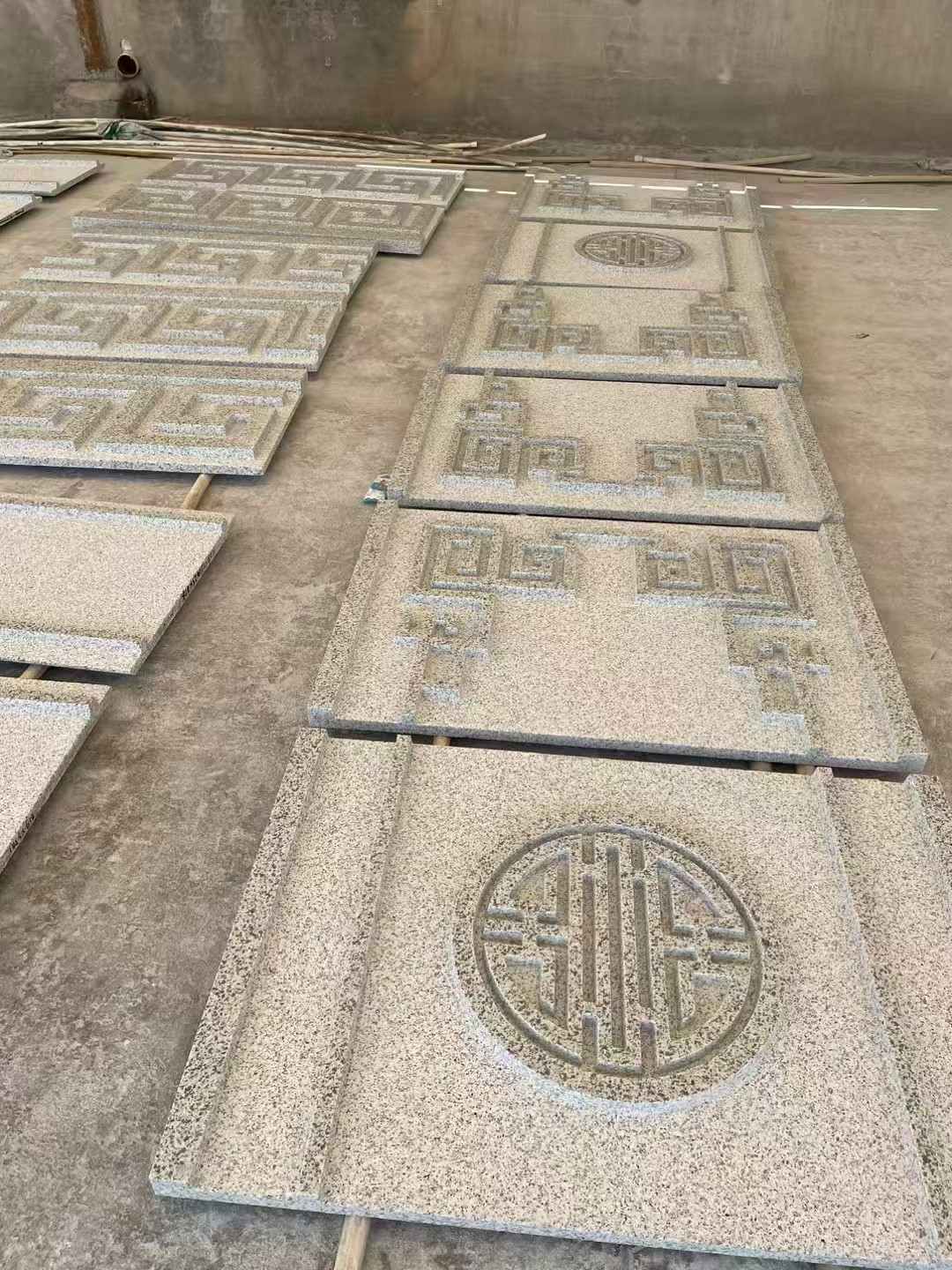 南阳 白麻花岗岩外墙立面雕刻板