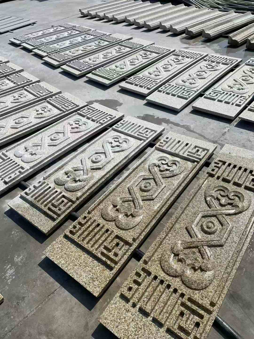 南阳 黄金麻花岗岩外墙雕刻板