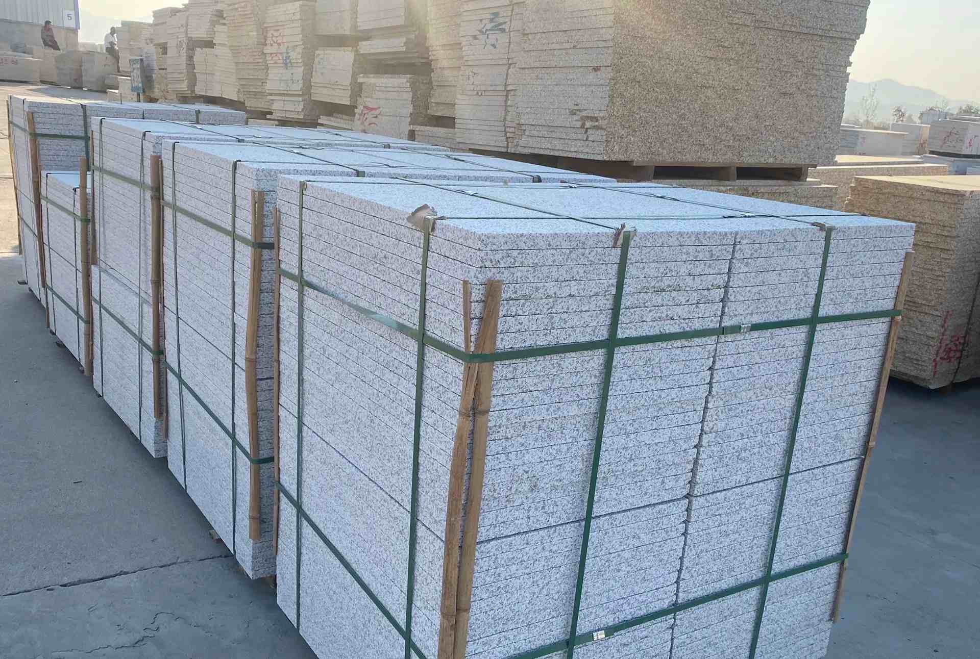 南阳 白麻花岗岩荔枝面地铺石